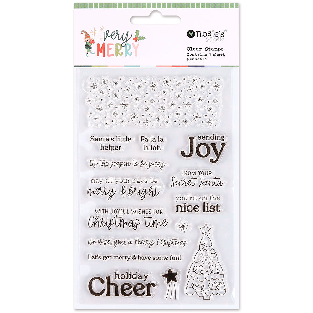 Very Merry Clear Stamps