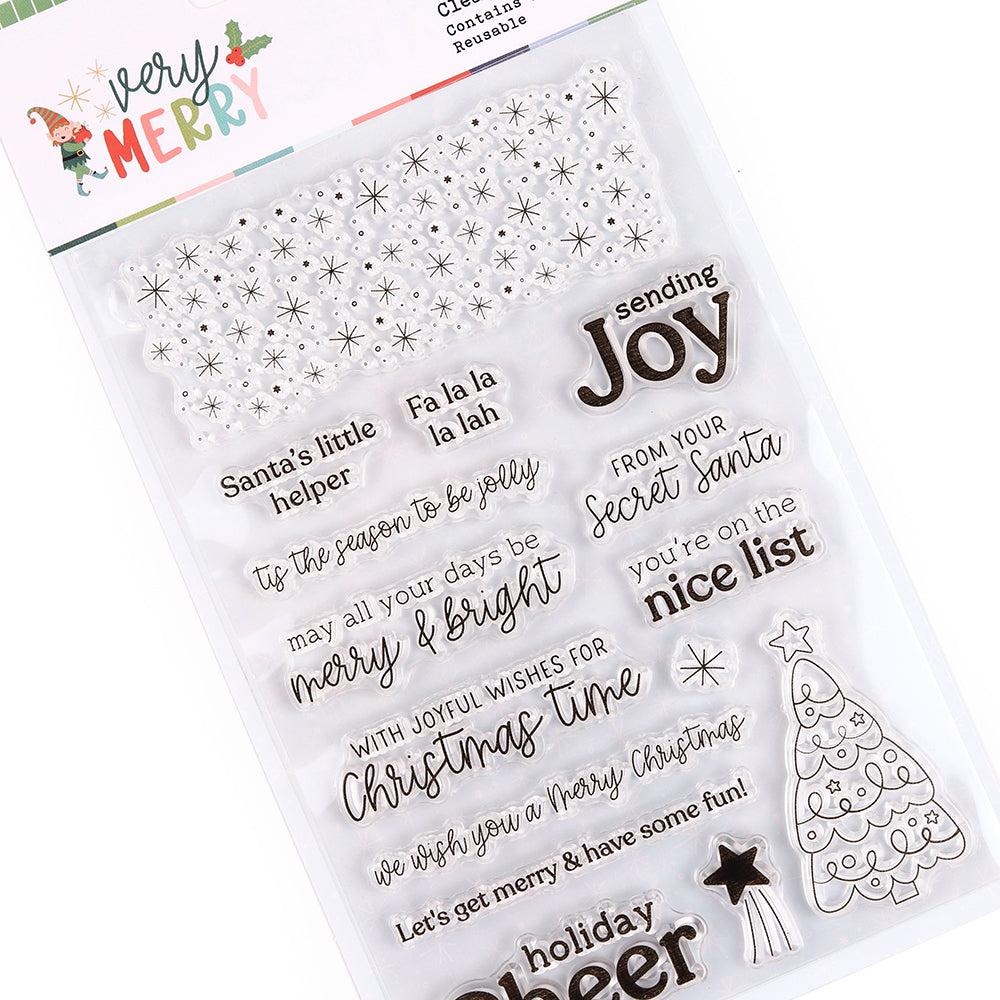 Very Merry Clear Stamps