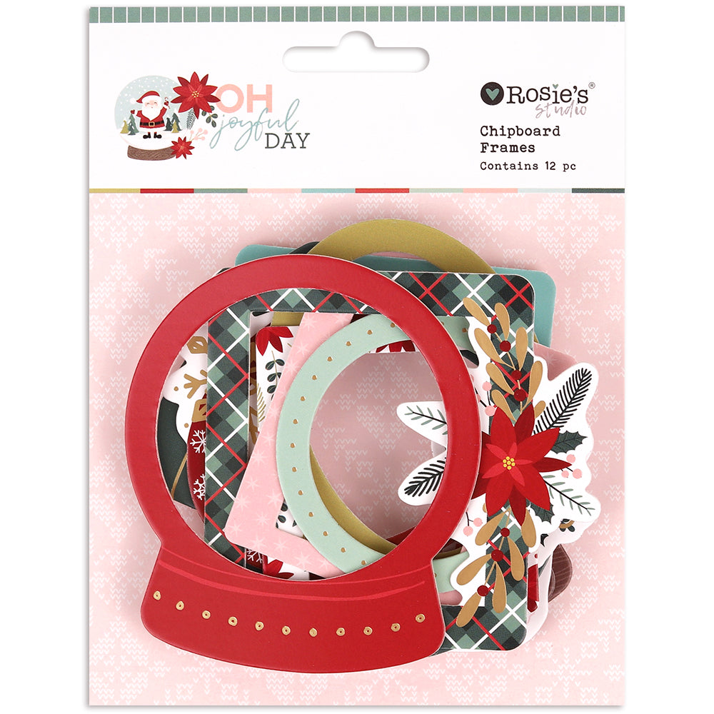 Oh Joyful Day Chipboard Frames 12pk